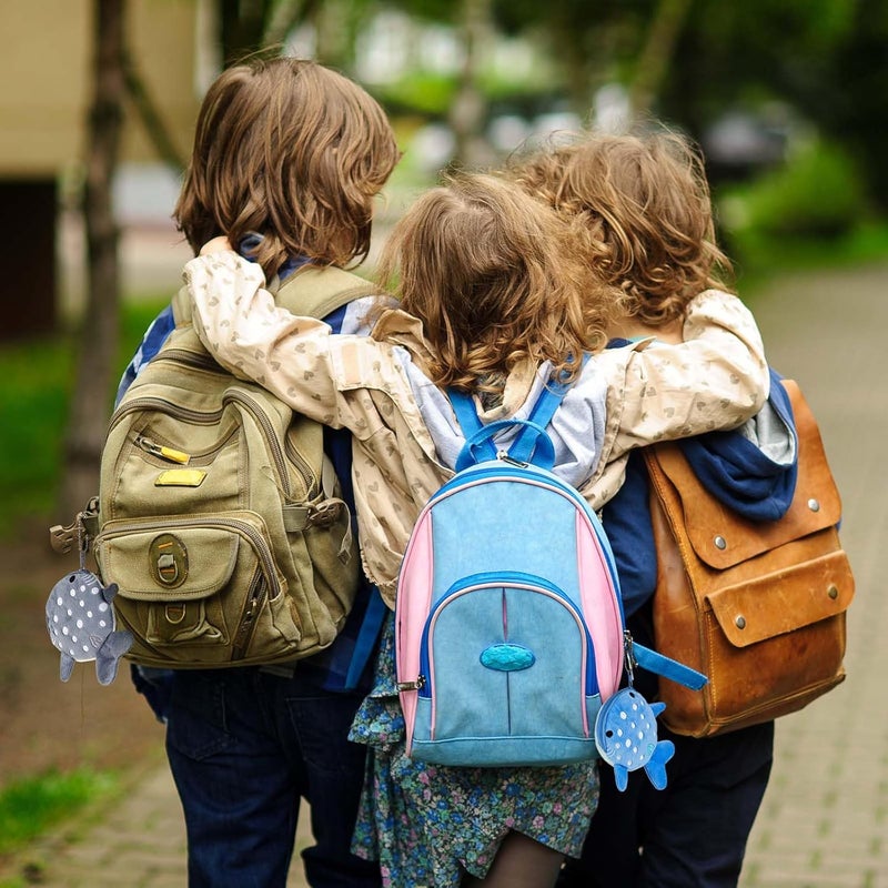 SilTriangle 4 Pcs Whale Shark Coin Purse, Plush Coin Pouch with Zipper, Kawaii Shark Wallet, Fish Sea Animal Change Purse for Kids Girls Women Cosmetic Items Earphone Gifts, Blue, Gray - Image 5